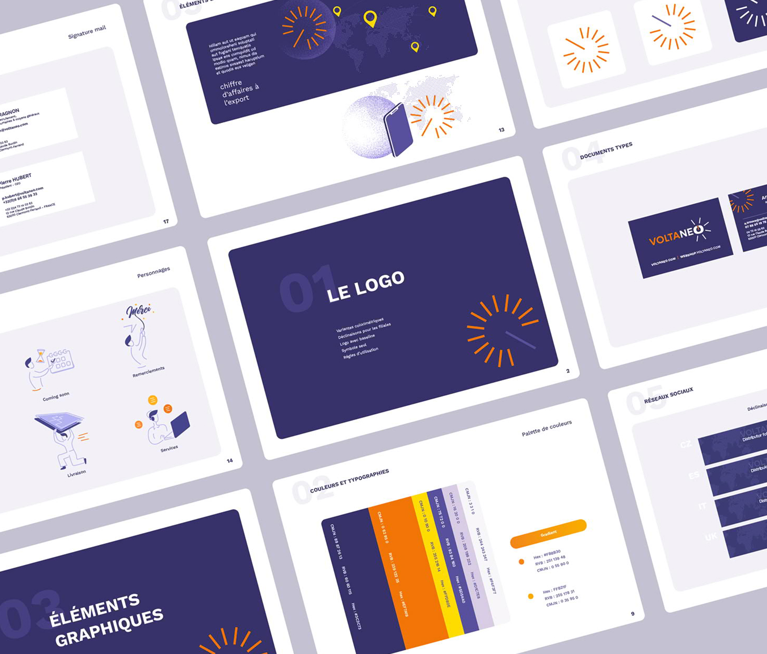 Création charte graphique PME Clermont-Ferrand